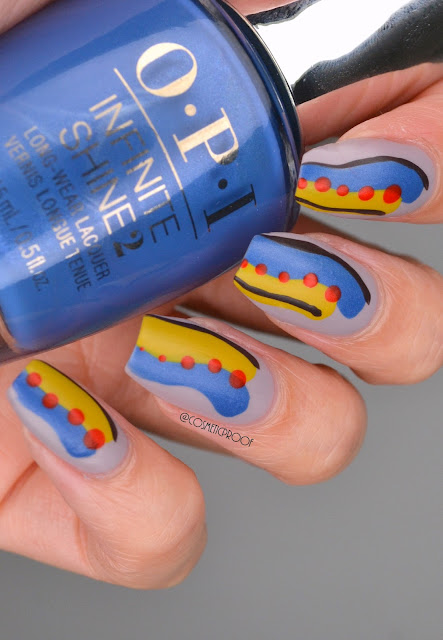 Abstract Fall Nail Art Abstract Fall Nail Art